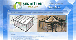 Desktop Screenshot of miroiterie-malouine.com